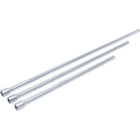 Clichete, Extensii, Adaptoare, Accesorii - Set prelungitoare cu antrenare 1/2", lungime 450, 600, 750 MM, 3 piese BGS 6856