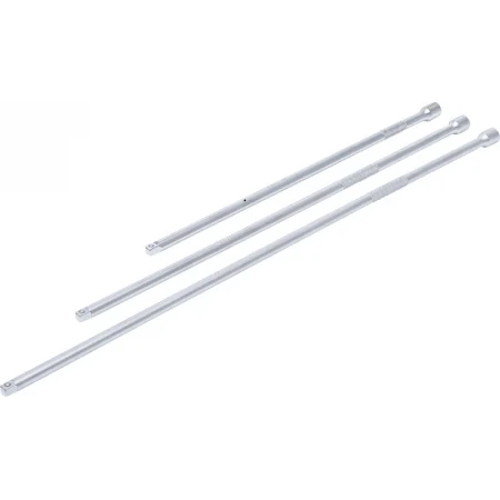 Clichete, Extensii, Adaptoare, Accesorii - Set prelungitoare cu antrenare 1/4", lungime 300, 380, 450 mm, 3 piese BGS 6854