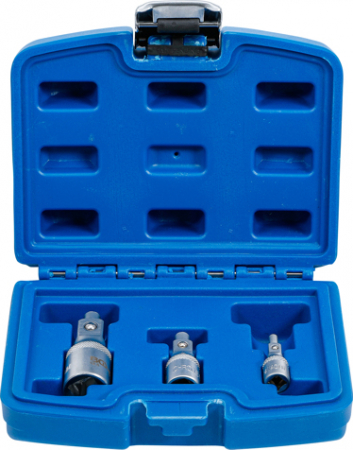 Clichete, Extensii, Adaptoare, Accesorii - Set prelungitoare magnetice 1/4"-3/8"-1/2" BGS 198