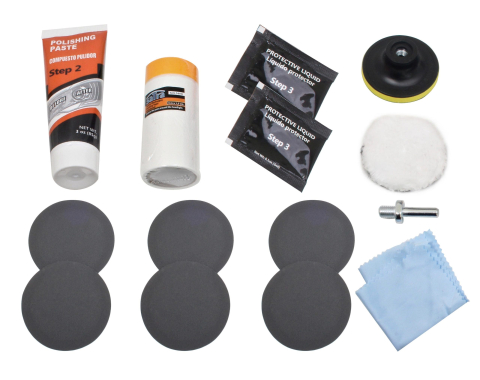 S-CL14HR Set profesional pentru restaurarea si polisarea farurilor auto - 14 piese [2]