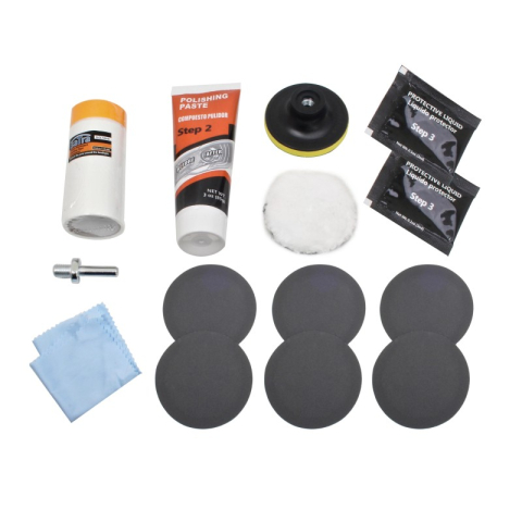S-CL14HR Set profesional pentru restaurarea si polisarea farurilor auto - 14 piese [3]