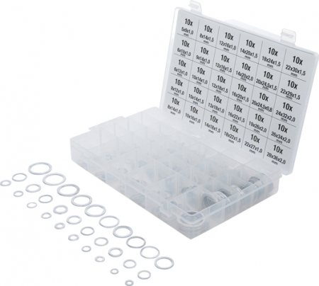 Consumabile - Set saibe aluminiu, 300 piese BGS 8143