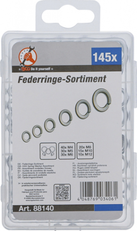 Set saibe Grover M4 - M12, 145 piese BGS 88140 [2]