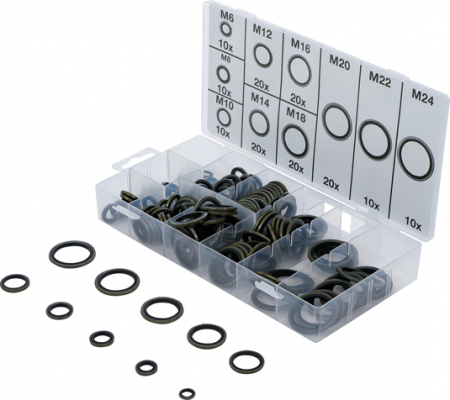 Set saibe pentru busoane ulei, 150 piese BGS 9306