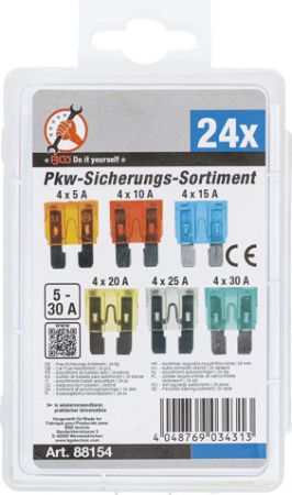 Set sigurante auto, 24 piese BGS 88154 [3]