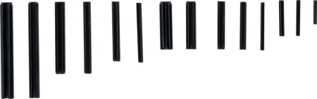 Set stifturi elastice si splinturi tubulare, 450 piese BGS 8054 [1]