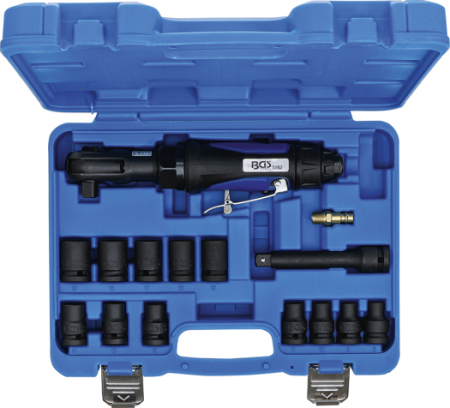 Set surubelnite cu clichet pneumatic, actionare 1/2", 102 Nm, 14 piese BGS 70192 [4]