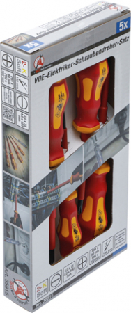 Set surubelnite VDE pentru electricieni, 5 piese BGS 35815 [6]