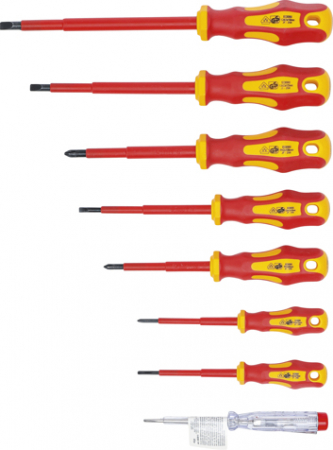 Set surubelnite pentru electricieni VDE, 8 piese BGS 35838 [1]