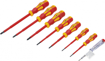 Surubelnite, Torx & Imbus - Set surubelnite pentru electricieni VDE, 8 piese BGS 35838
