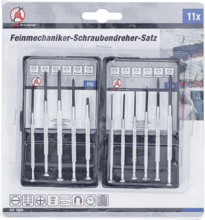 Set surubelnite precizie, 11 piese BGS 7969 [3]