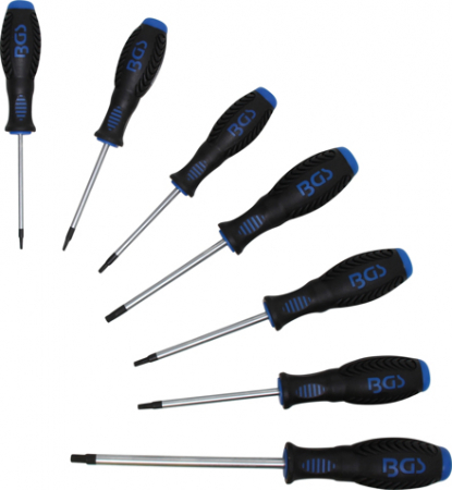 Surubelnite, Torx & Imbus - Set surubelnite torx, T10-T40, 7 piese BGS 7846