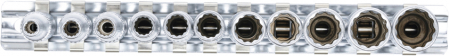 Set chei tubulare 4 - 13 mm, 12 puncte, antrenare 1/4”, 11 piese BGS 5251 [2]