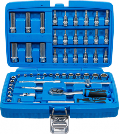Truse si seturi - Set tubulare actionare 1/4”, 53 piese BGS 2147
