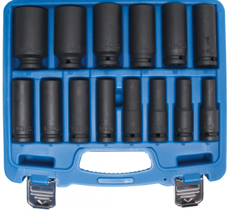 Tubulare - Set chei tubulare de impact 10-32 mm, antrenare 1/2'', 14 piese BGS 5207