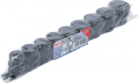 Set tubulare de impact hexagonale extra plate 13 - 24 mm, antrenare 1/2", 9 piese, BGS 9551 [3]