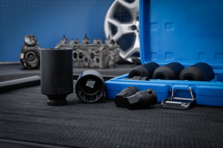 Set tubulare de impact in 12 colturi si biti de impact, 8 piese BGS 5335 [1]
