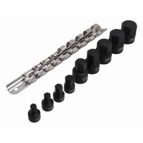 A-1M9HEX Set tubulare hexagonale de impact, 9 piese [1]