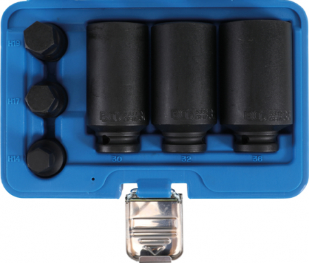 Tubulare - Set tubulare de impact, 12 puncte si imbusuri de impact, 6 piese BGS 5334