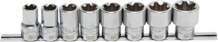 Tubulare - Set chei tubulare profil T Plus 18EP - 32EP, antrenare 1/2", 8 piese BGS 8806