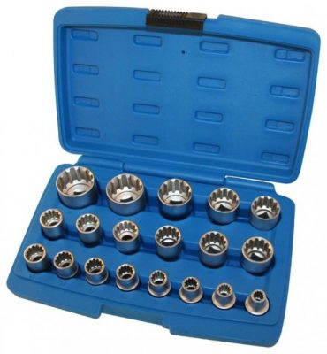 Truse si seturi - A-SUNI19 Set tubulare Vario Plus, actionare 1/2", 19 piese