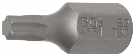 Chei/Tubulare/Biti - Bit torx T30, lungime 30 mm, antrenare 3/8" BGS 4871