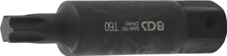 Biti - Bit de impact Torx T60, lungime 100 mm, antrenare hexagon 22 mm BGS 5246-T60