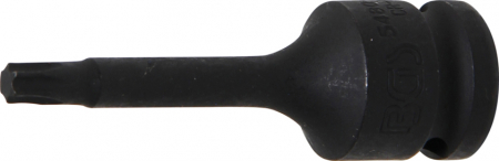 Chei/Tubulare/Biti - Bit torx T40 de impact in tubulara cu prindere de 1/2”, lungime 75 mm, BGS 5480-T40