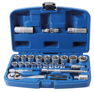 Tubulare - Trusa cu tubulare "Super Lock", antrenare 10 mm (3/8") drive, 26 piese BGS 2212
