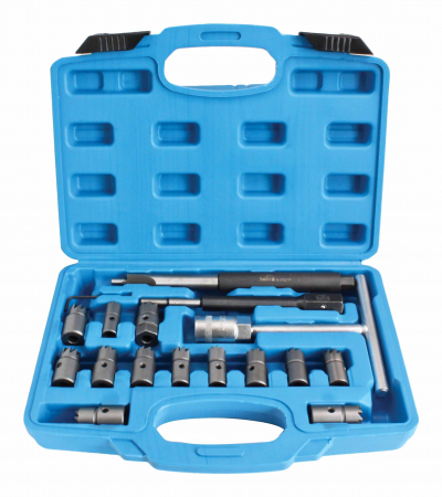 Scule Speciale - S-XDI17 Trusa freze pentru injectoare, 17 piese