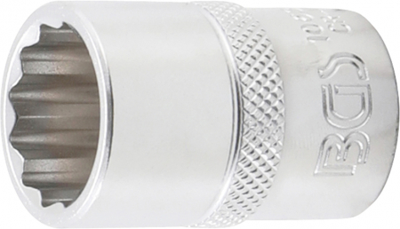 Tubulare - Tubulara 18 mm, 12 puncte, actionare 1/2" BGS 10638
