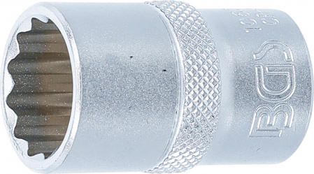 Tubulare - Tubulara 17 mm, 12 puncte, actionare 1/2" BGS 10637