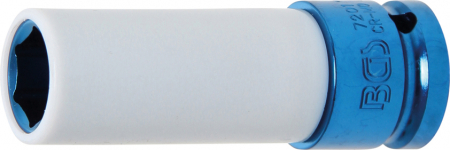 Tubulare - Tubulara de impact 17 mm cu protectie din plastic, actionare 1/2" BGS 7201
