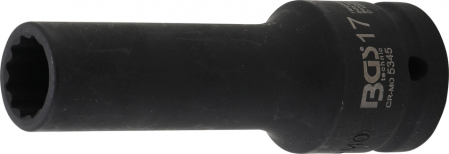 Chei/Tubulare/Biti - Tubulara de impact 17 mm, 12 puncte, actionare 3/4" BGS 5345