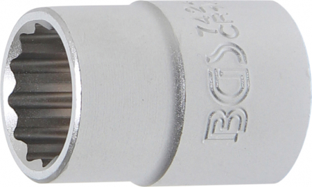 Tubulare - Cheie tubulara 24 mm, 12 puncte, actionare 3/4” BGS 7424