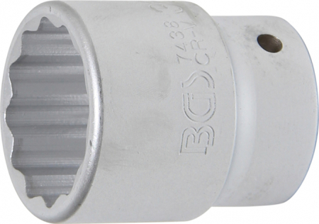 Tubulare - Cheie tubulara 38 mm, 12 puncte, actionare 3/4” BGS 7438