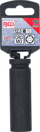 Tubulara lunga de impact 16 mm, actionare 1/2" BGS 7216 [2]