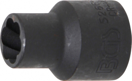 Extractoare suruburi - Tubulara speciala pentru suruburi deteriorate 11 mm, actionare 1/2” BGS 5266-11