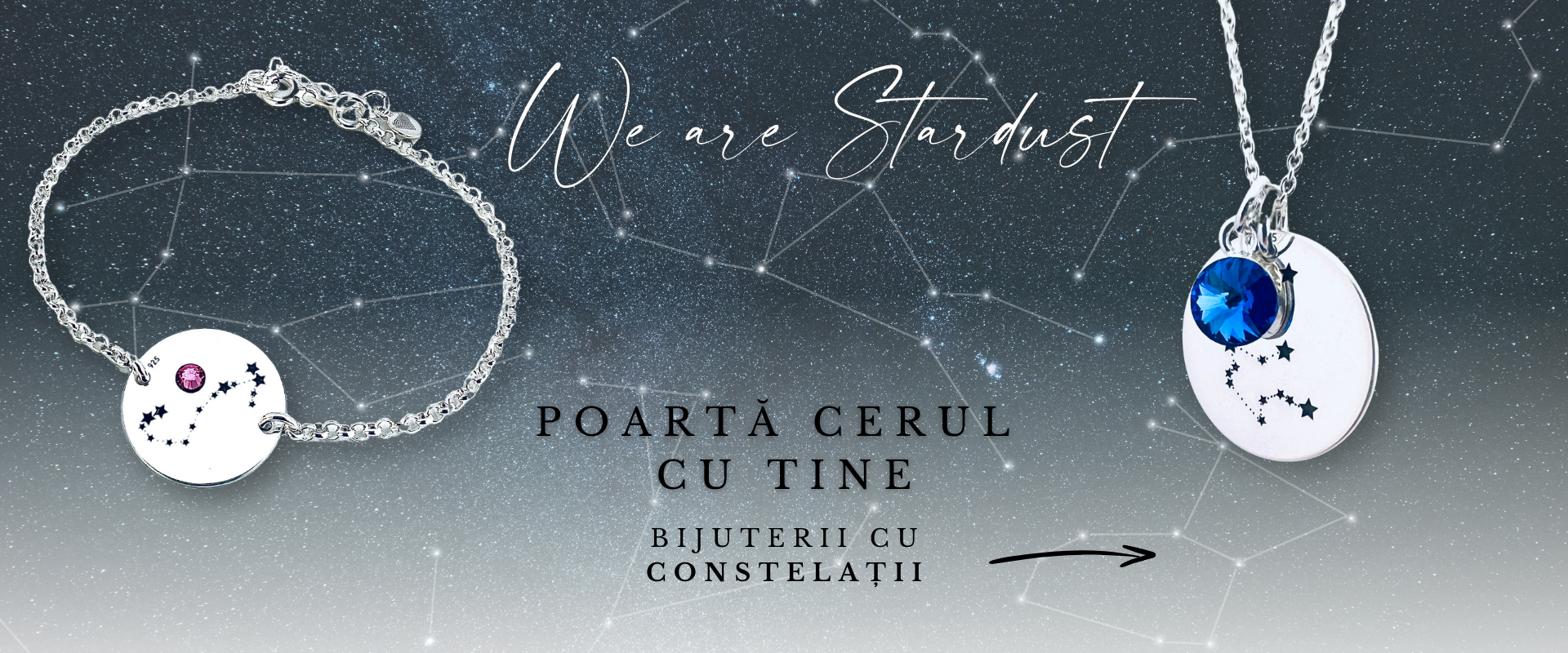 Bijuterii cu constelații din argint: un dar personalizat pentru fiecare zodie