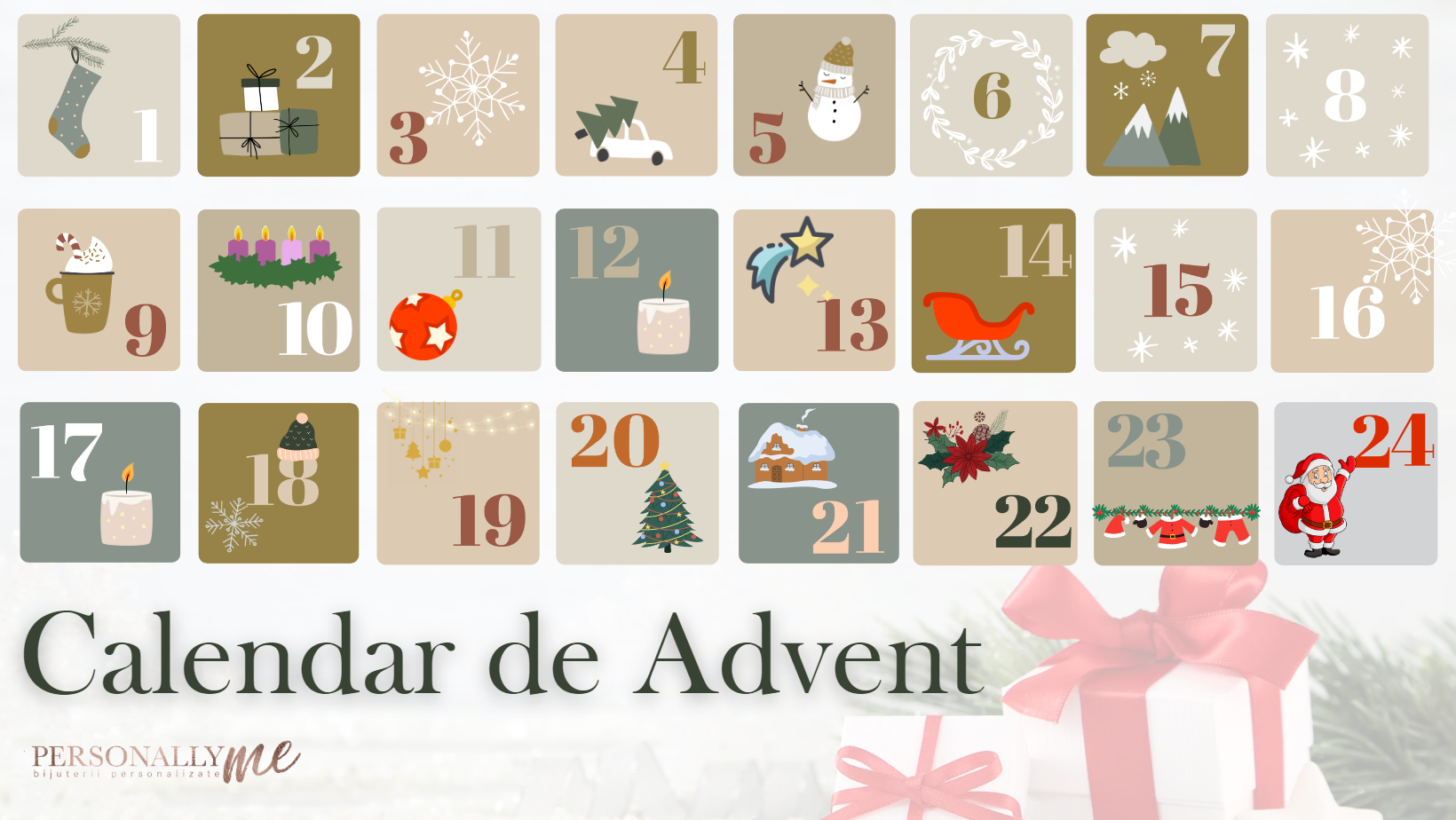 Calendarul de Advent la Personally ME