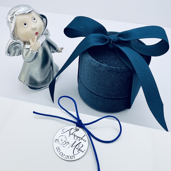 Banut argint personalizat botez sau mot [5]