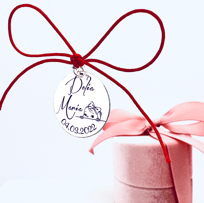 Banut argint personalizat mot [3]