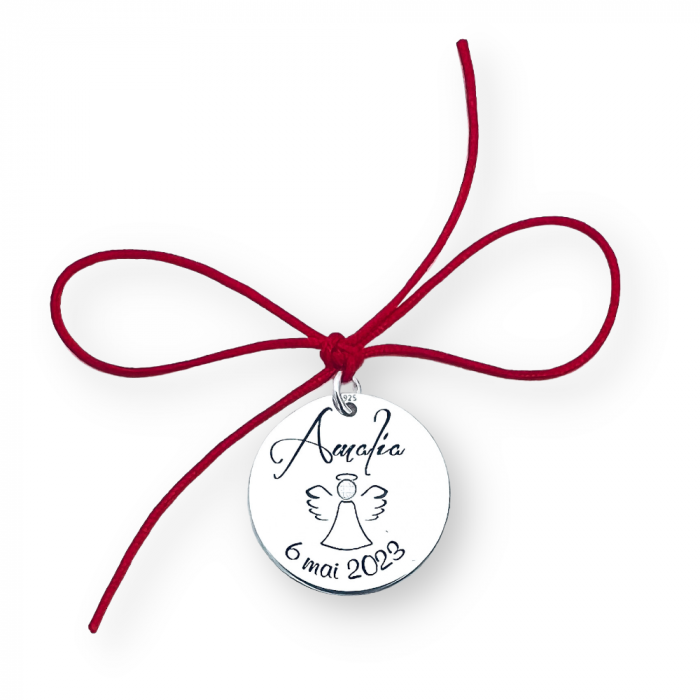 Banut personalizat mot sau botez din argint [2]