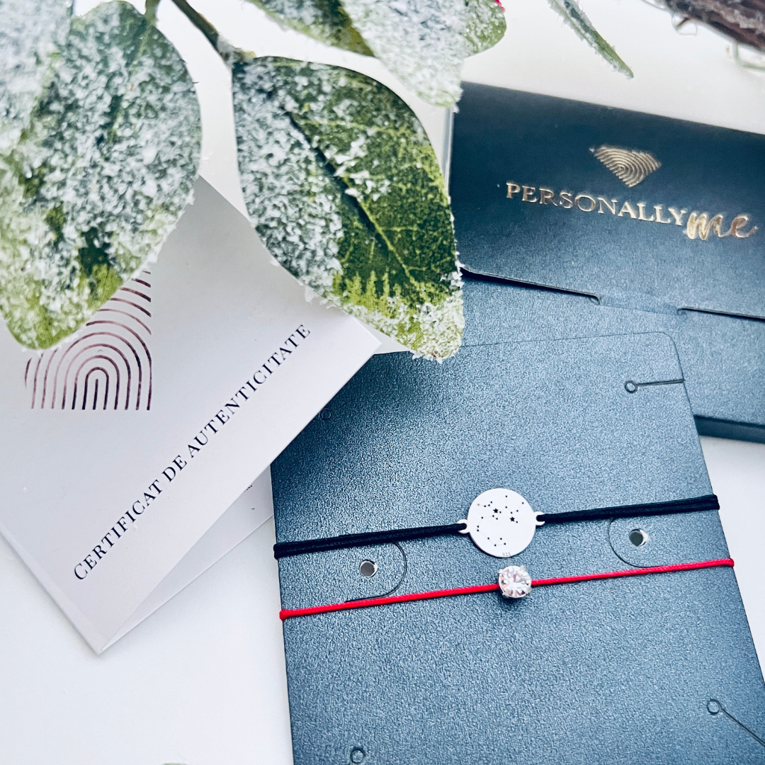 Bratara argint personalizata Constelatia Berbec + Bratara cu Cristal [3]