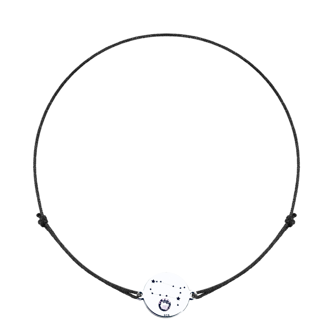 Bratara argint, personalizata snur reglabil Constelatii [4]