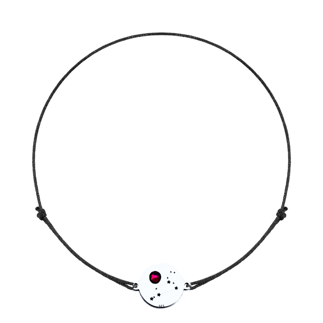 Bratara argint, personalizata snur reglabil Constelatii [6]