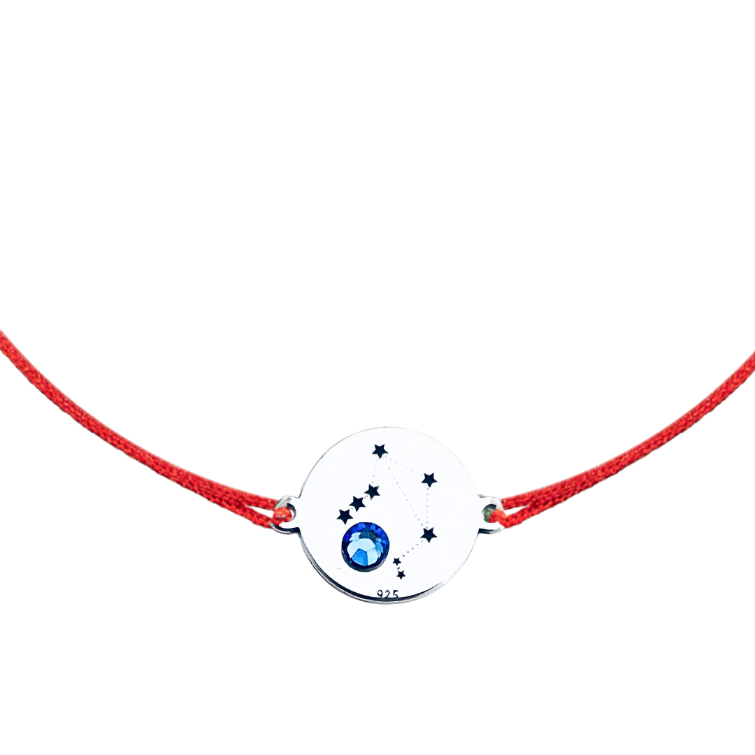 Bratara personalizata argint, snur reglabil Constelatii [2]