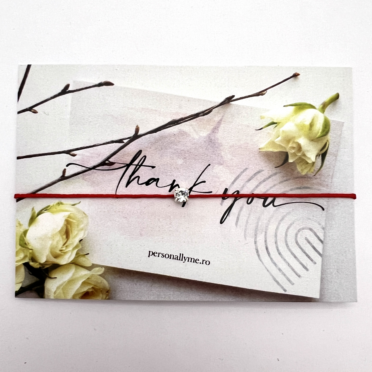 Bratara cu Cristal si snur reglabil textil - CADOU [2]