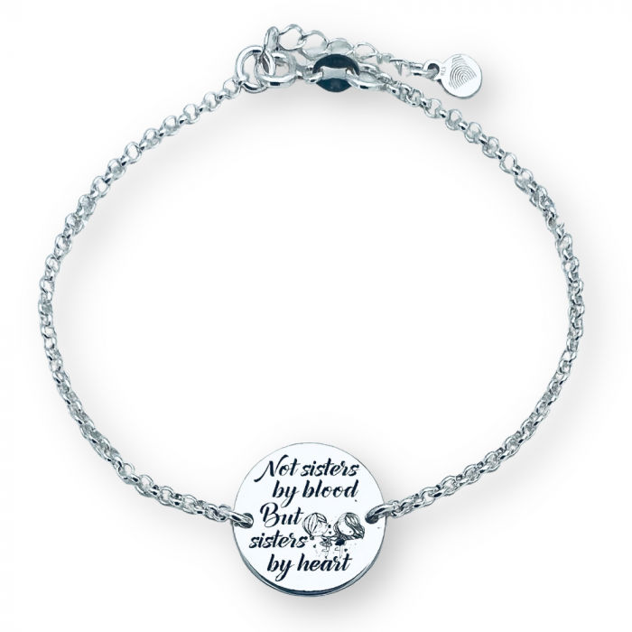 Bratara Sisters by Heart Personalizata din Argint [3]