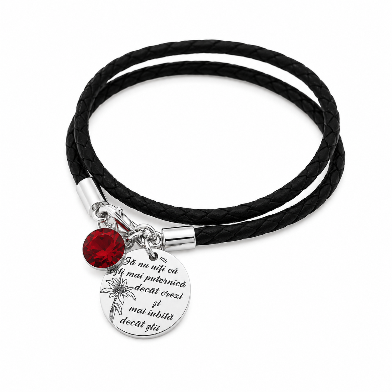 Bratara Personalizata Snur piele - Cadou pentru ea [2]